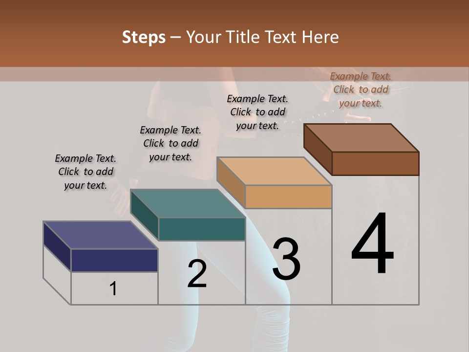 Stretching Performer Elegance PowerPoint Template