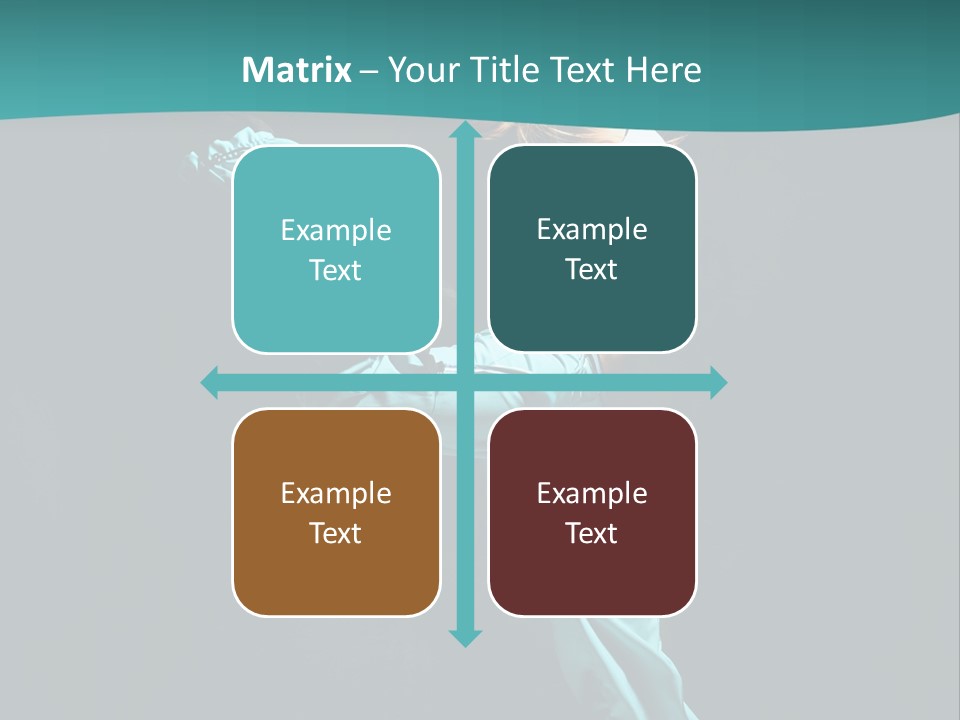 Moving Posing Aerobics PowerPoint Template