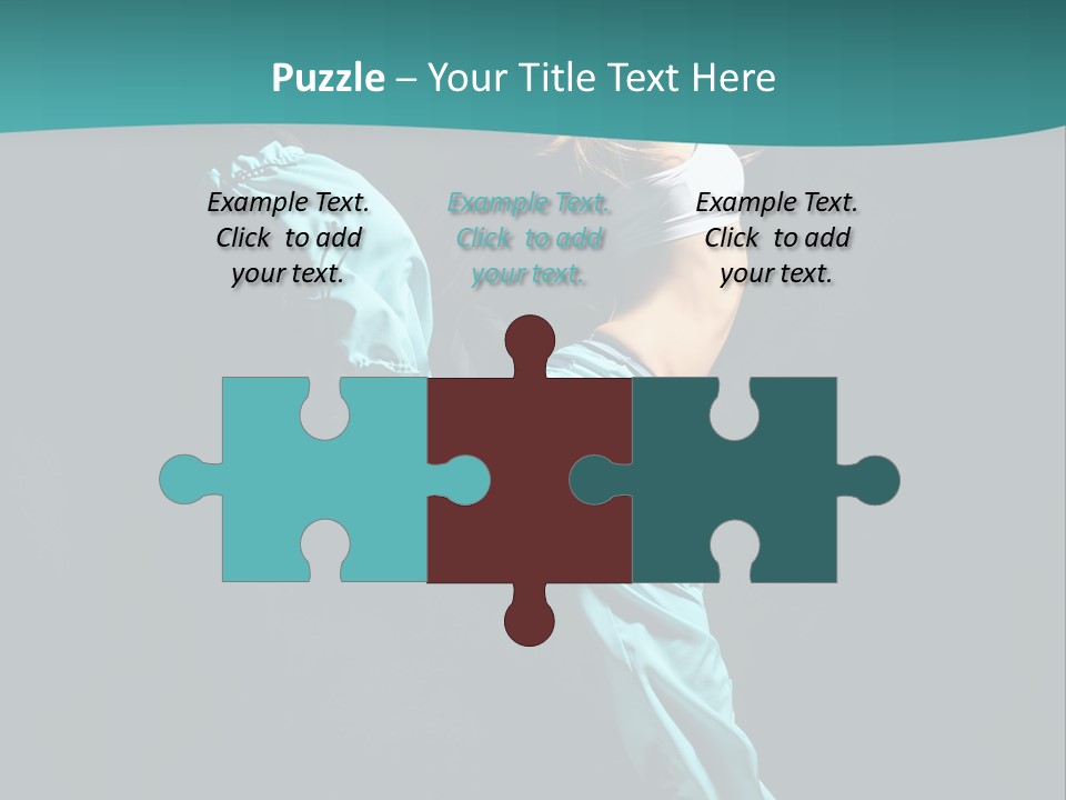 Moving Posing Aerobics PowerPoint Template