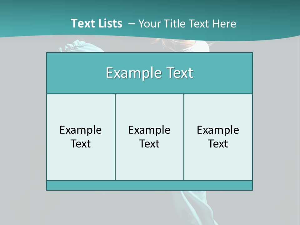 Moving Posing Aerobics PowerPoint Template