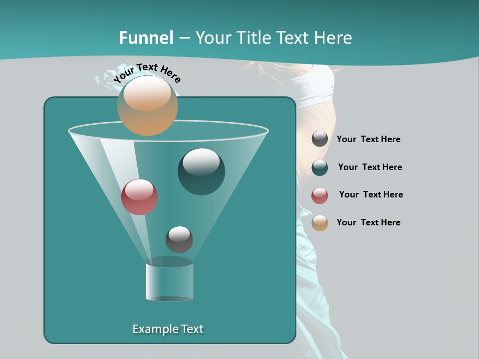 Moving Posing Aerobics PowerPoint Template