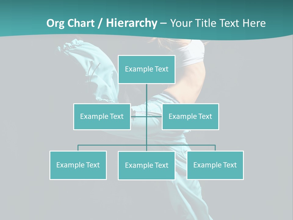 Moving Posing Aerobics PowerPoint Template