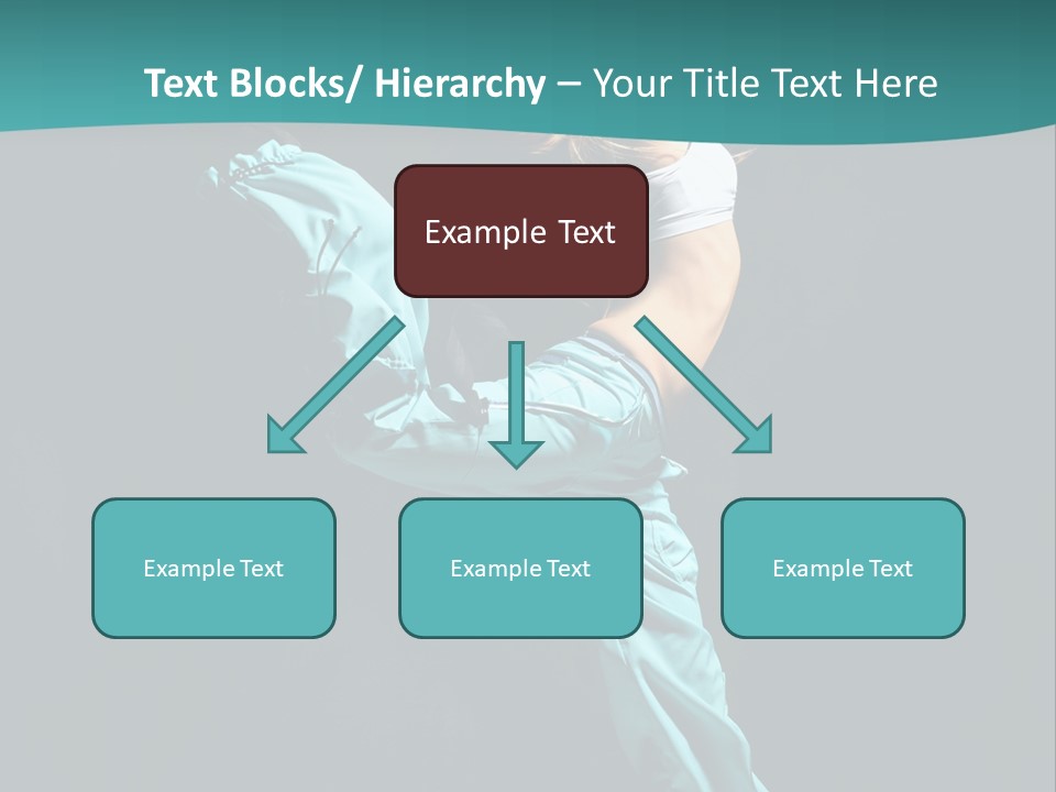 Moving Posing Aerobics PowerPoint Template