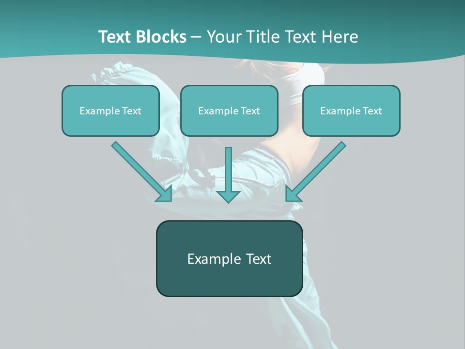 Moving Posing Aerobics PowerPoint Template