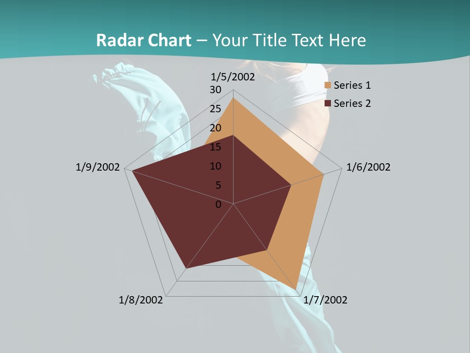 Moving Posing Aerobics PowerPoint Template
