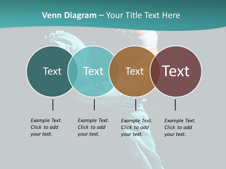 Moving Posing Aerobics PowerPoint Template