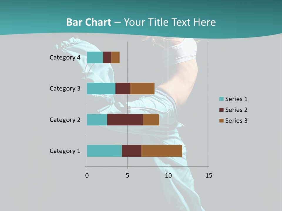 Moving Posing Aerobics PowerPoint Template
