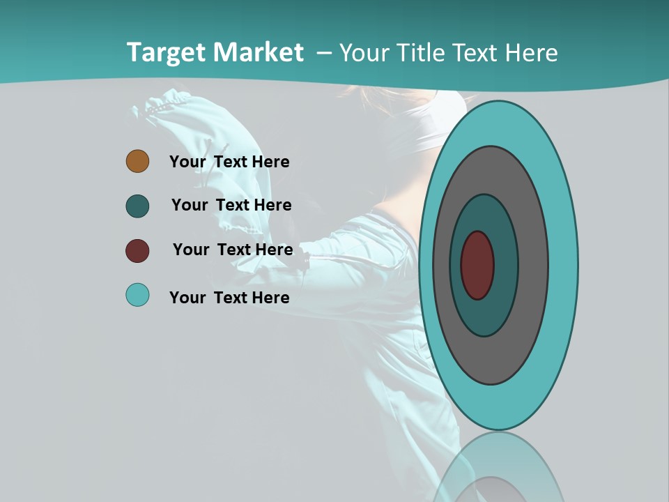 Moving Posing Aerobics PowerPoint Template