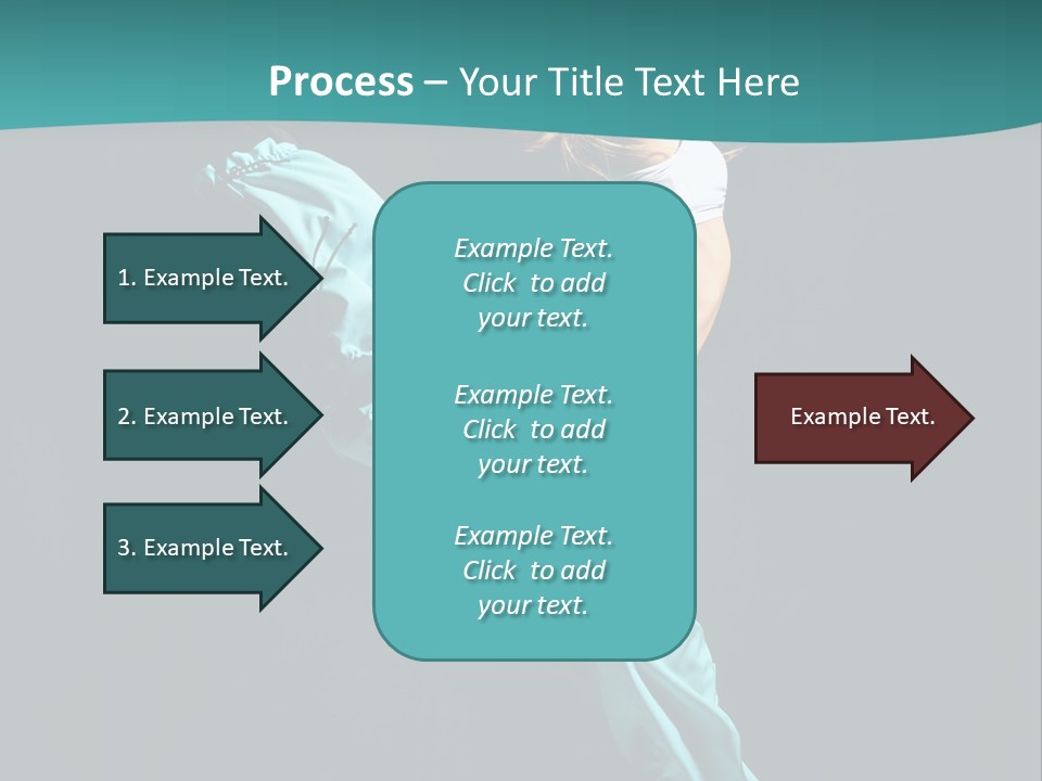 Moving Posing Aerobics PowerPoint Template
