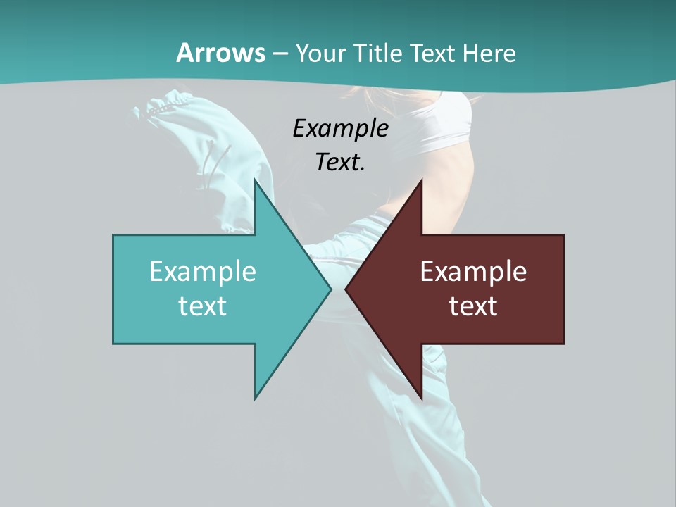 Moving Posing Aerobics PowerPoint Template