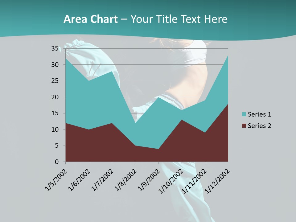 Moving Posing Aerobics PowerPoint Template