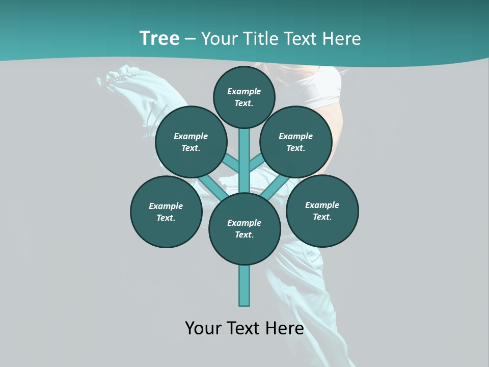 Moving Posing Aerobics PowerPoint Template