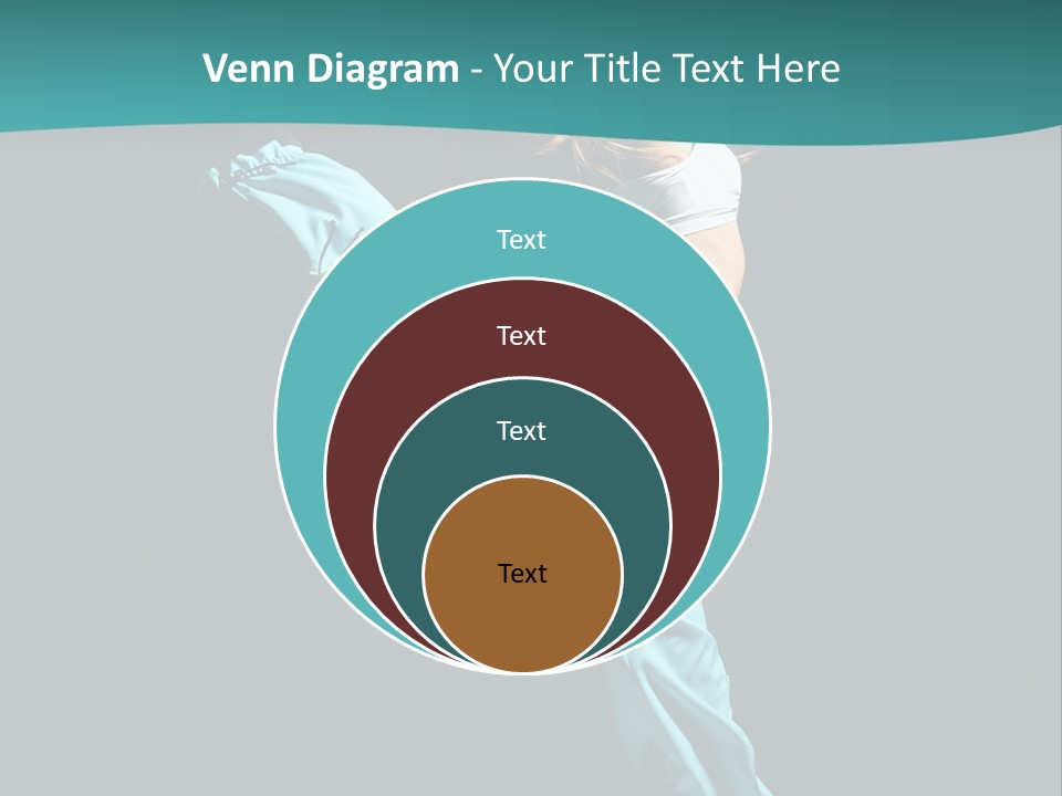 Moving Posing Aerobics PowerPoint Template