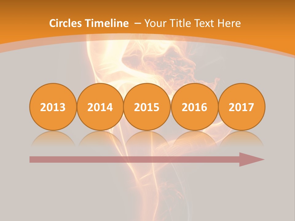 Burning Person Posing PowerPoint Template