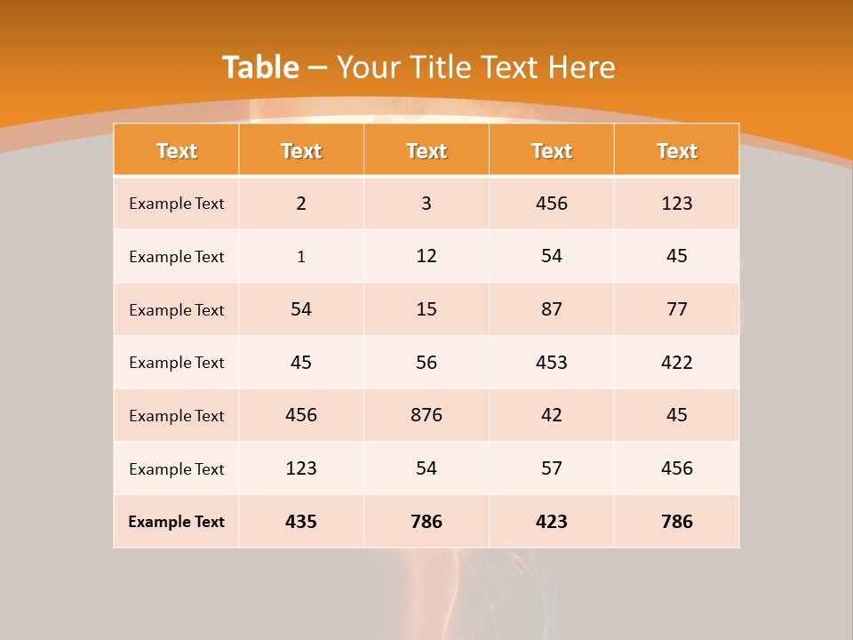 Burning Person Posing PowerPoint Template