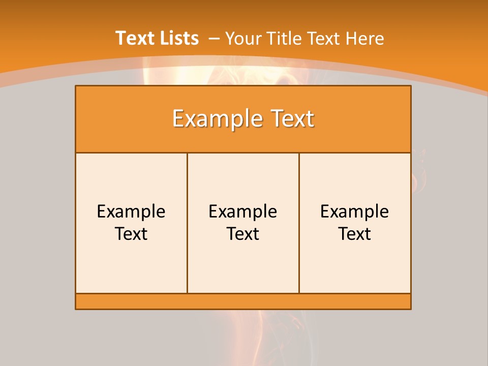 Burning Person Posing PowerPoint Template