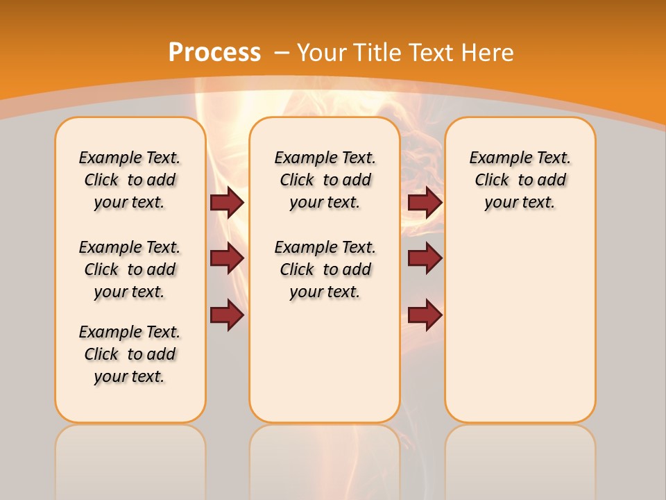Burning Person Posing PowerPoint Template