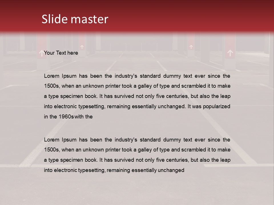 Underground Stripe Compact PowerPoint Template