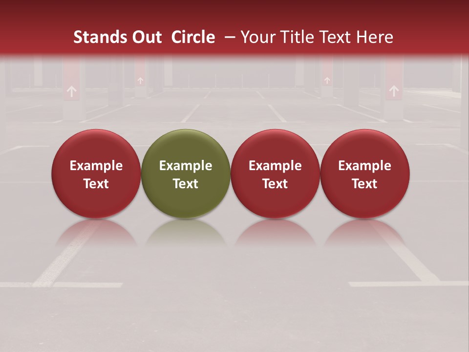 Underground Stripe Compact PowerPoint Template