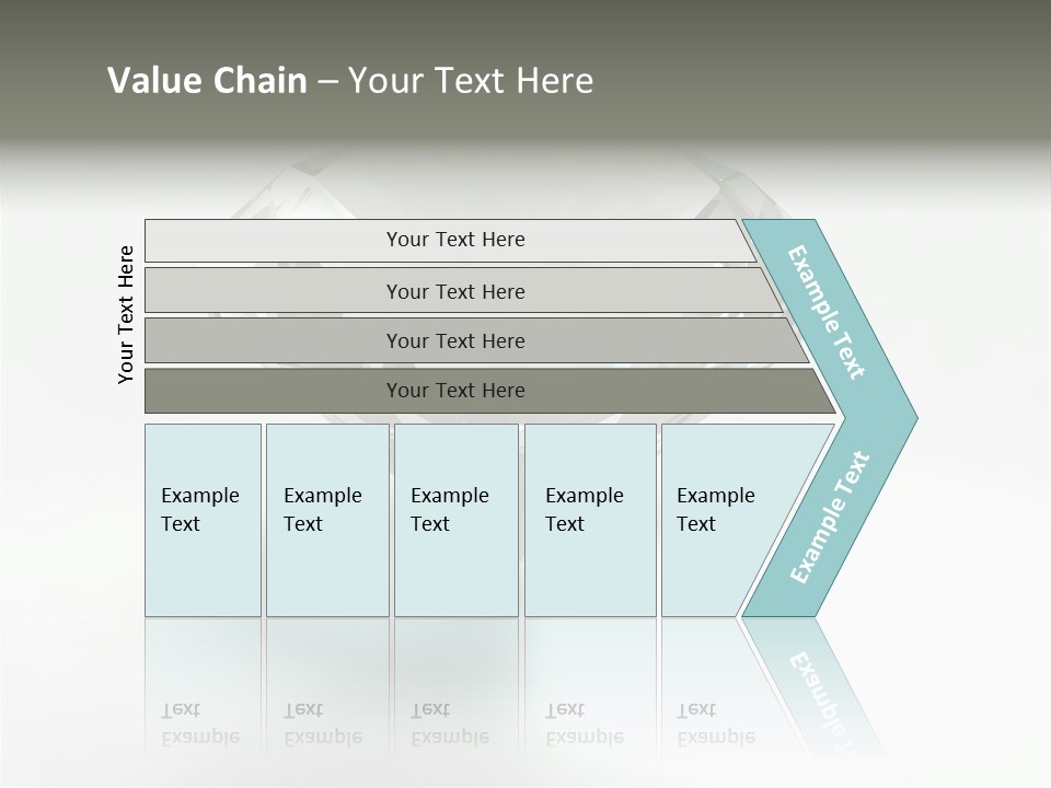 A Diamond On A White Background With A Shadow PowerPoint Template