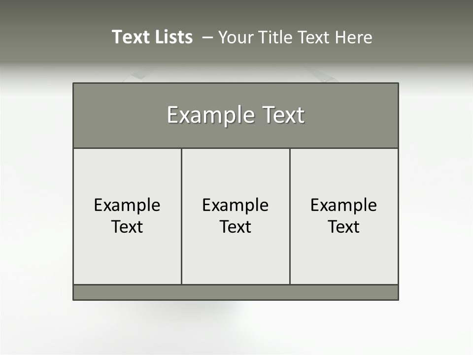 A Diamond On A White Background With A Shadow PowerPoint Template