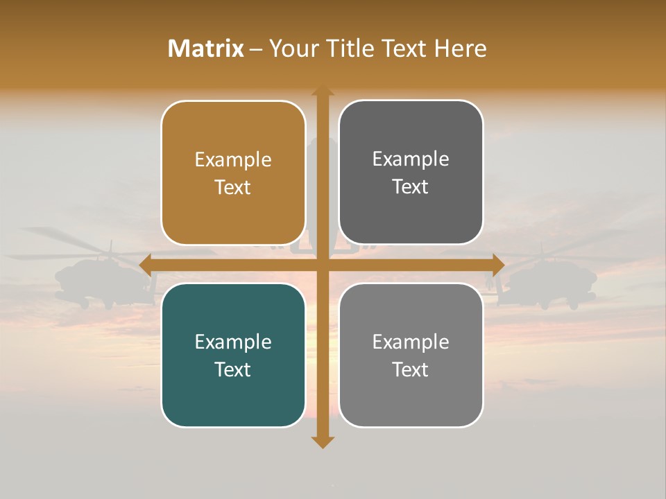 Nato Rotor Black PowerPoint Template