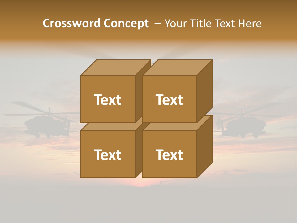 Nato Rotor Black PowerPoint Template