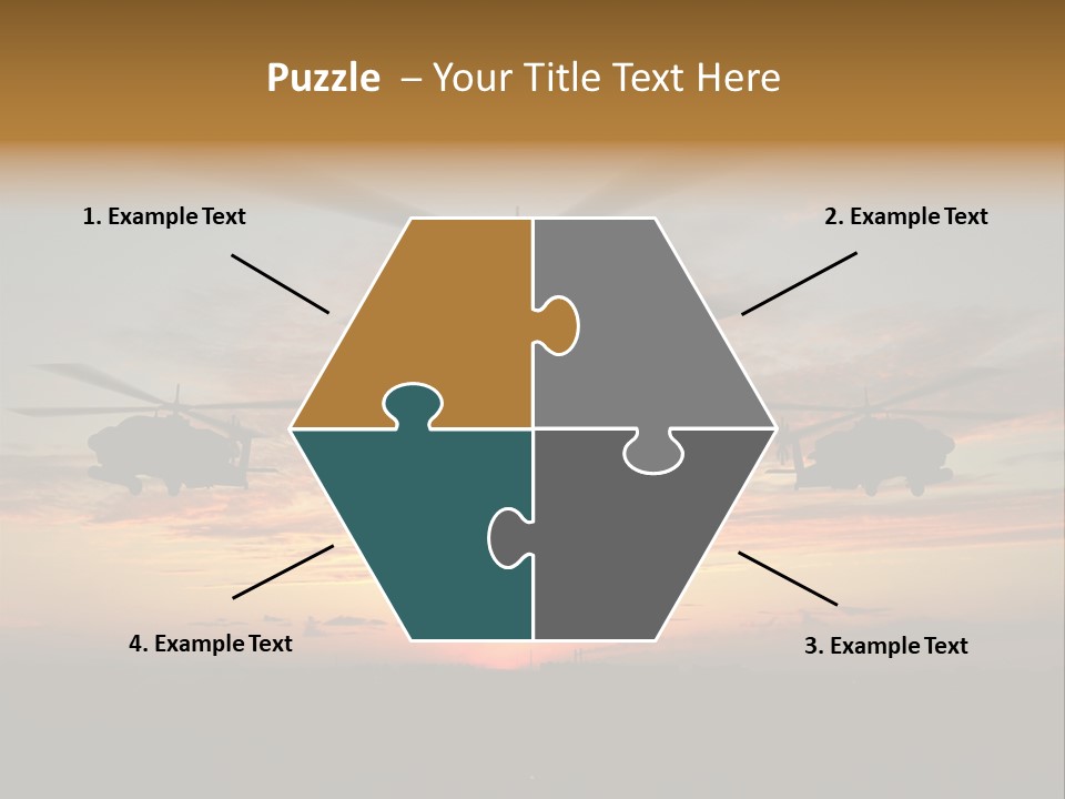 Nato Rotor Black PowerPoint Template