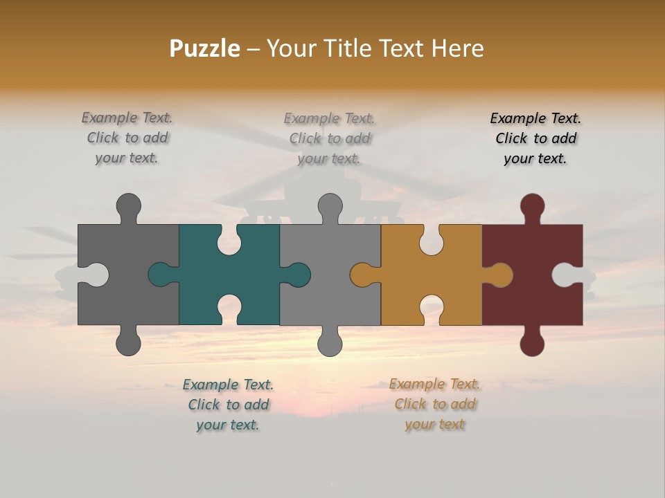 Nato Rotor Black PowerPoint Template