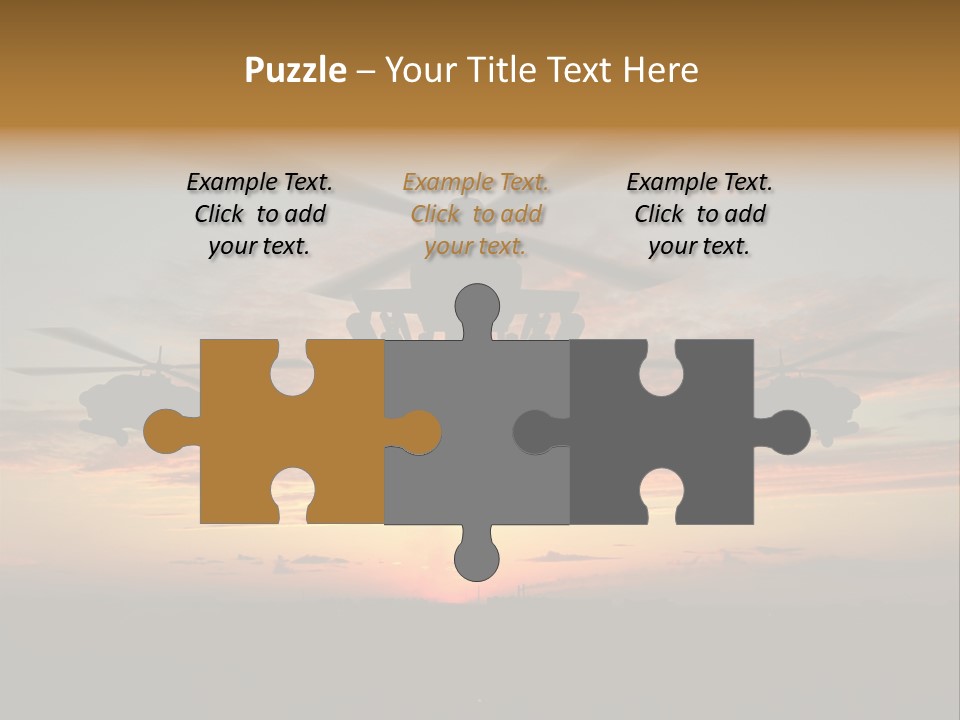 Nato Rotor Black PowerPoint Template