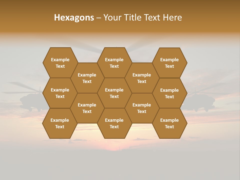 Nato Rotor Black PowerPoint Template