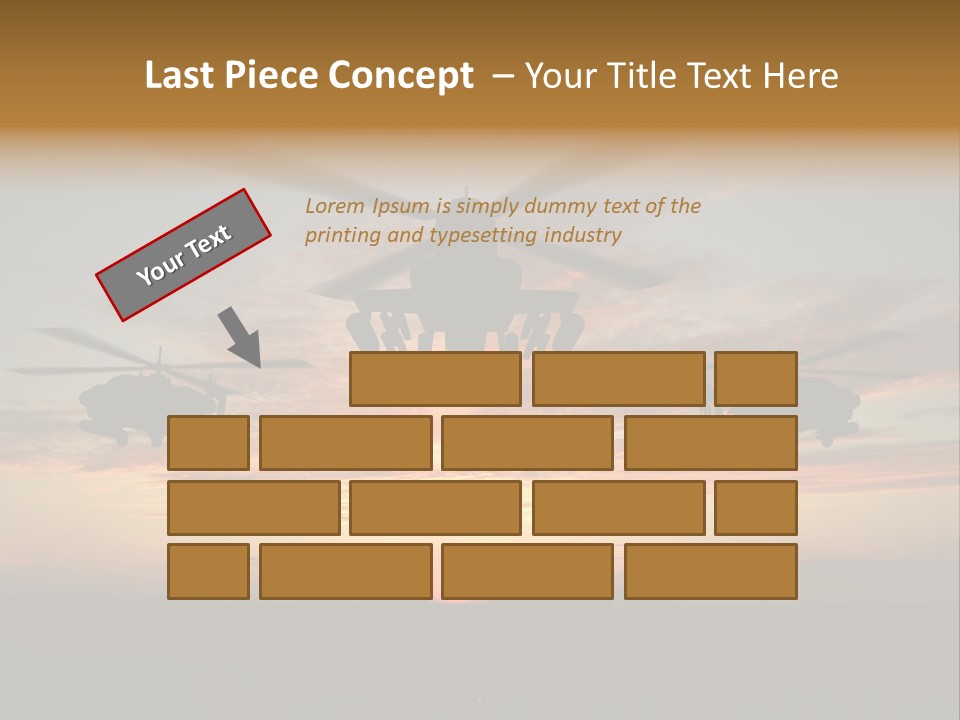 Nato Rotor Black PowerPoint Template