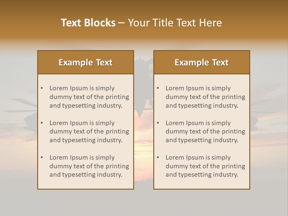 Nato Rotor Black PowerPoint Template