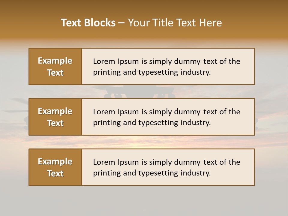 Nato Rotor Black PowerPoint Template