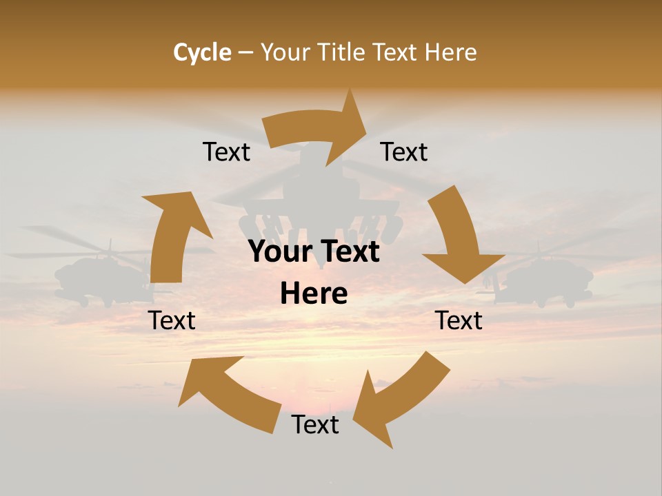 Nato Rotor Black PowerPoint Template