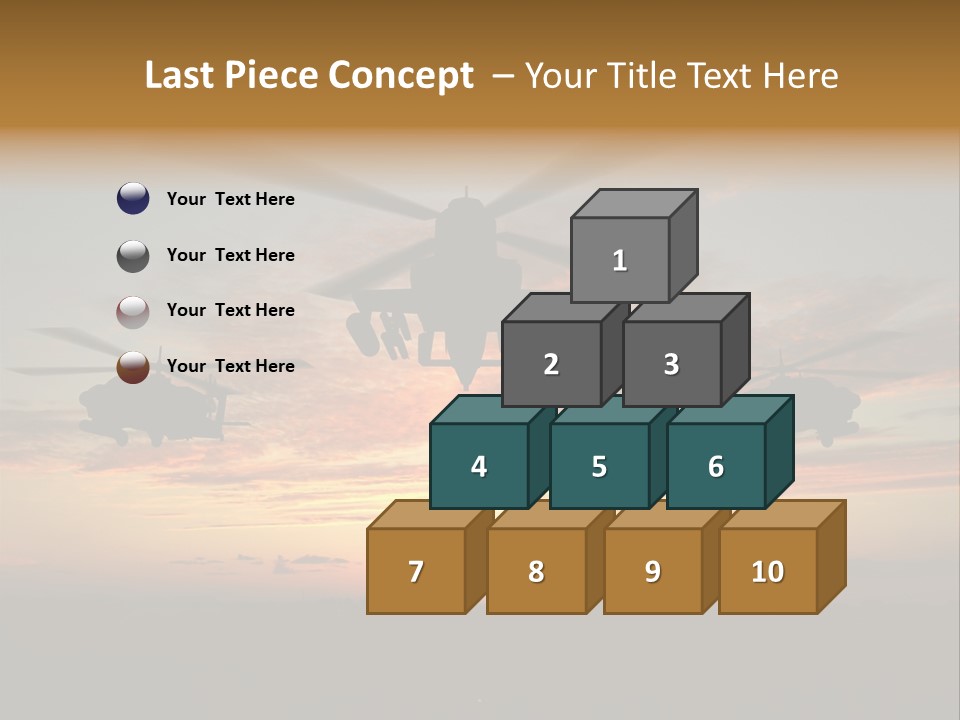 Nato Rotor Black PowerPoint Template