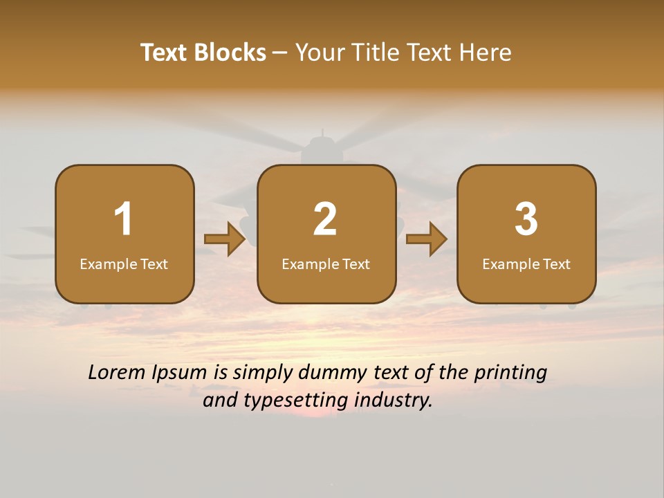 Nato Rotor Black PowerPoint Template
