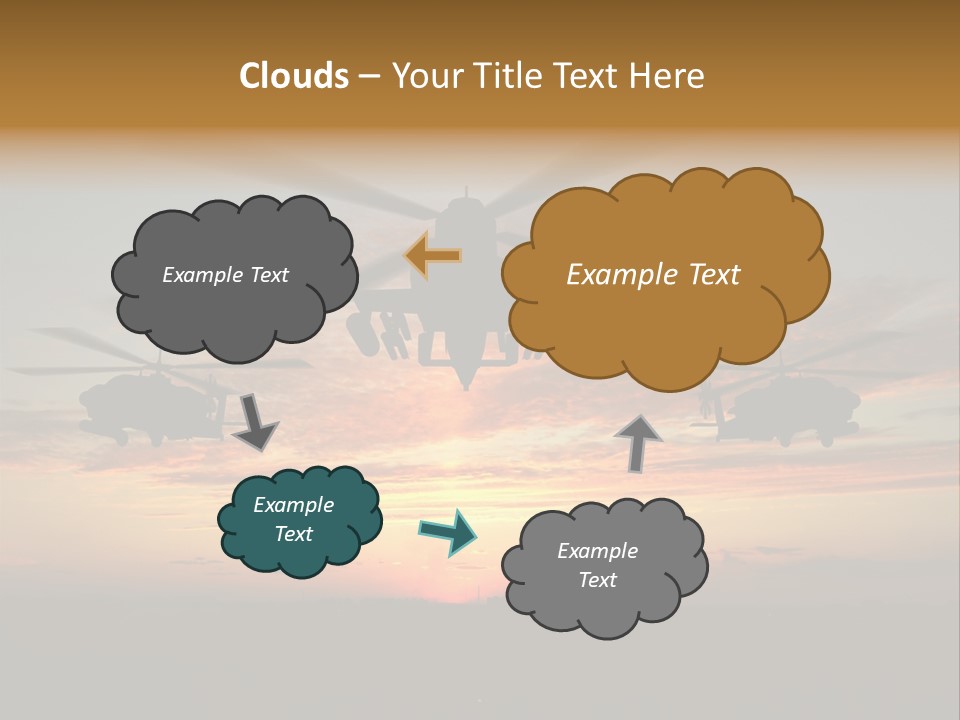 Nato Rotor Black PowerPoint Template
