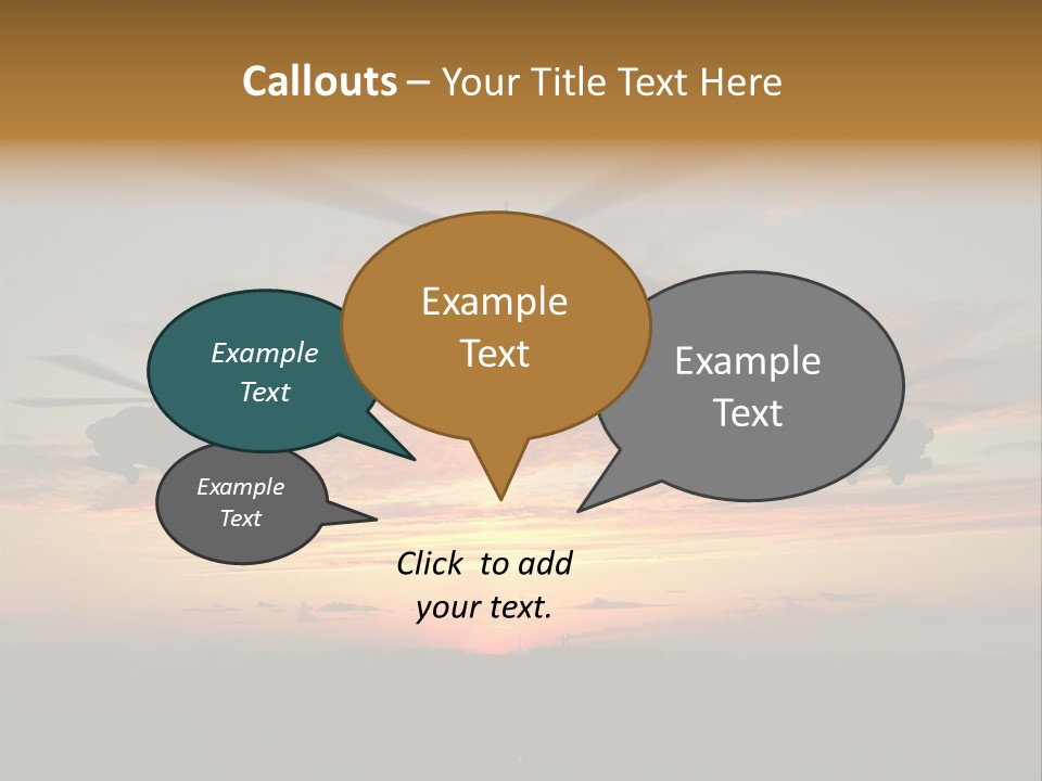 Nato Rotor Black PowerPoint Template