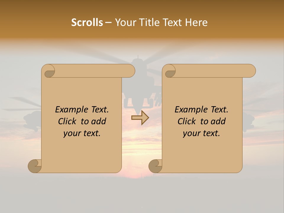 Nato Rotor Black PowerPoint Template