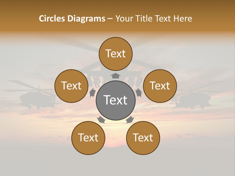 Nato Rotor Black PowerPoint Template