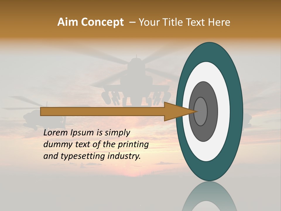 Nato Rotor Black PowerPoint Template