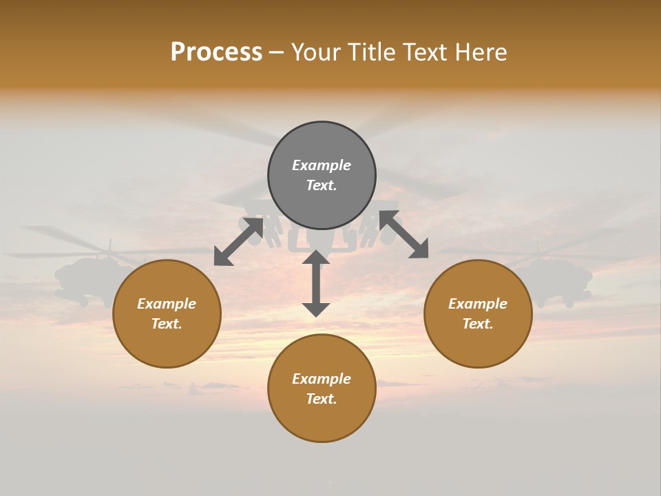 Nato Rotor Black PowerPoint Template