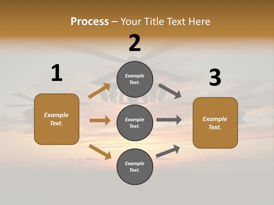 Nato Rotor Black PowerPoint Template