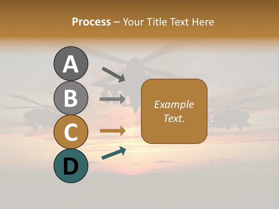 Nato Rotor Black PowerPoint Template