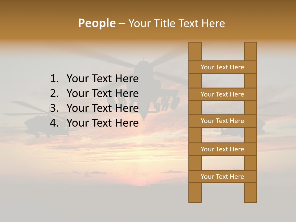Nato Rotor Black PowerPoint Template