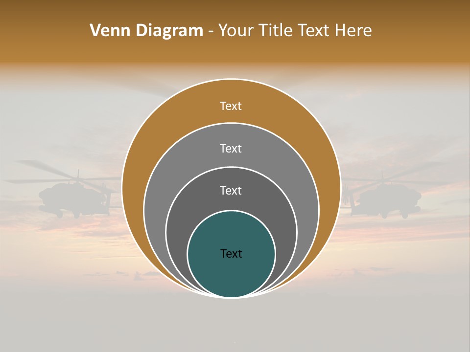 Nato Rotor Black PowerPoint Template