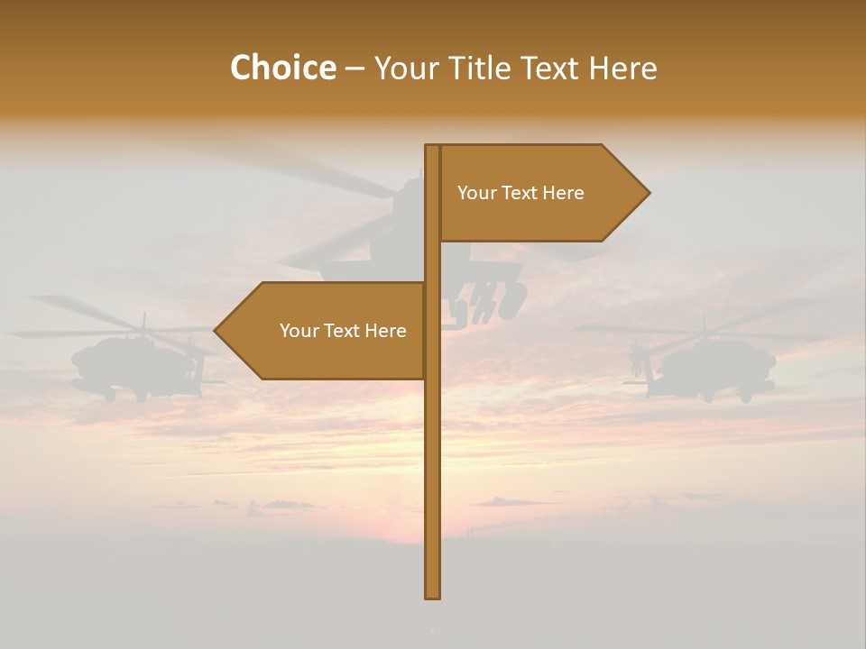 Nato Rotor Black PowerPoint Template