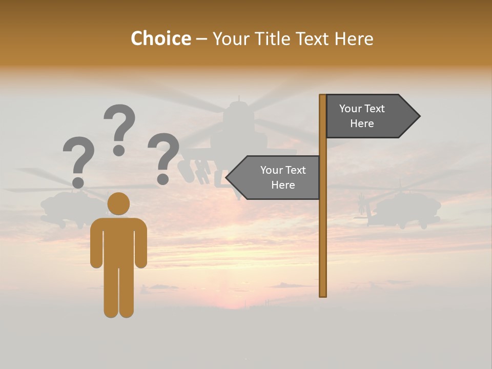 Nato Rotor Black PowerPoint Template