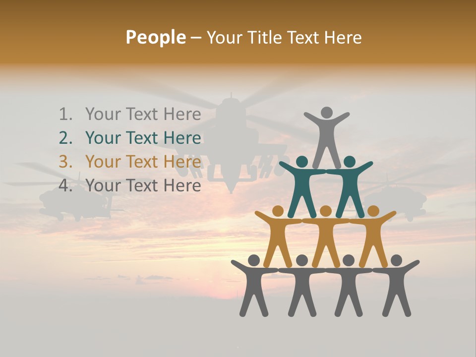 Nato Rotor Black PowerPoint Template